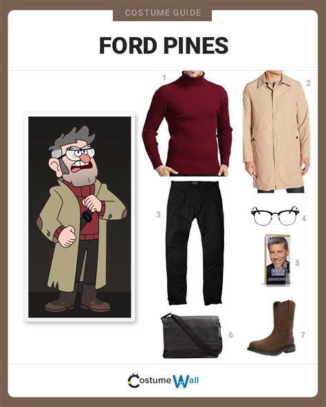 Dress Like Ford Pines Costume | Halloween and Cosplay Guides