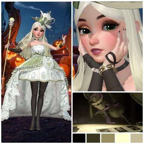 Christmastime is here! Nightmare Before Christmas color palette-inspired outfits : r ...