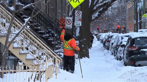 Montreal snow removal to continue until 7 p.m. - Montreal - CBC News