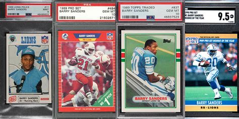 Barry Sanders Rookie Card Checklist