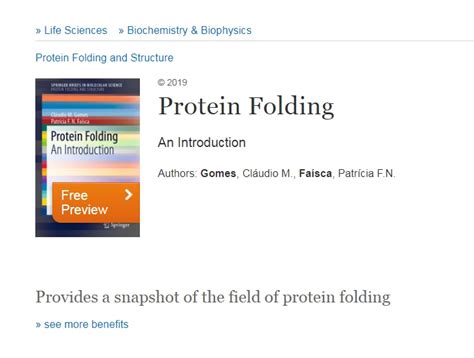 Protein Folding – An Introduction