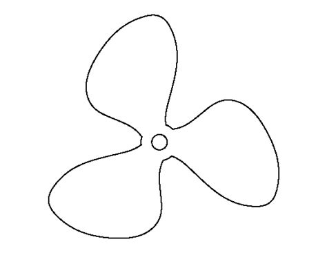 Printable Propeller Template