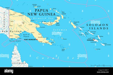 Detailed Political Map Of Papua New Guinea Ezilon Maps – NBKomputer