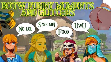 Zelda Botw Funny Moments and Glitches - YouTube