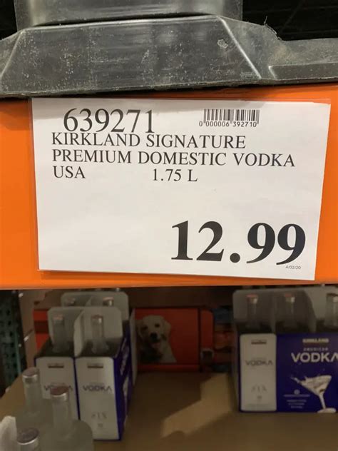 Costco Kirkland Signature Premium Domestic Vodka USA 1.75L - Costco Fan