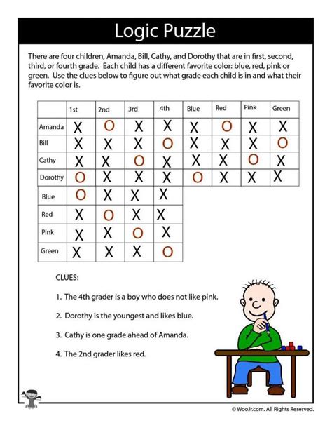 Printable Logic Puzzles for Kids | Woo! Jr. Kids Activities Riddles ...