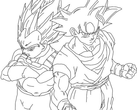 Dibujos De Goku Y Vegeta Ultra Instinto Para Colorear Theneave Images