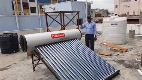 Solar Water Heater Installation Service in East Godavari, Rirvana ...