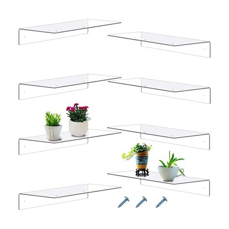 Custom Szie Durable Display Acrylic Plant Shelves Wall Mounted Shelf Custom Acrylic Shelf - Buy ...