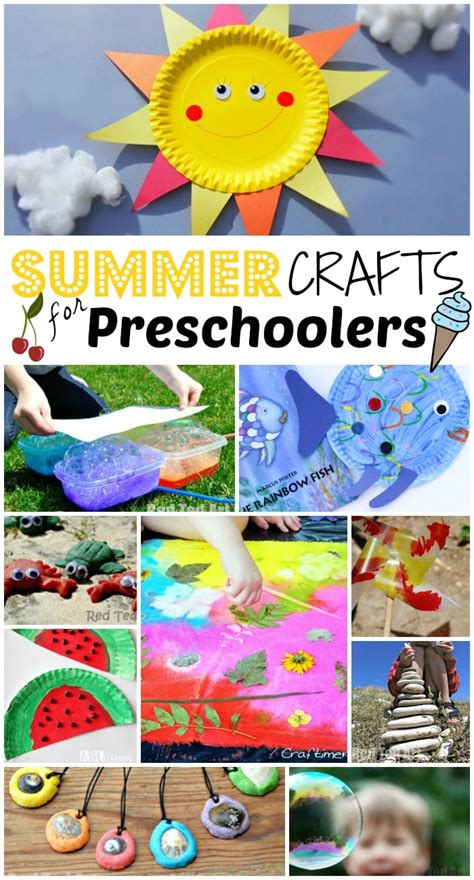 Summer Crafts for Preschoolers - Red Ted Art's Blog