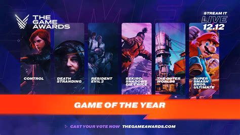 The Game Awards 2019 Nominees