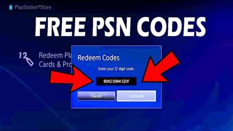 Free 12 Digit Redeem Code PS4 2023 Generator