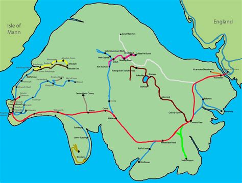 Mid Sodor Railway Map