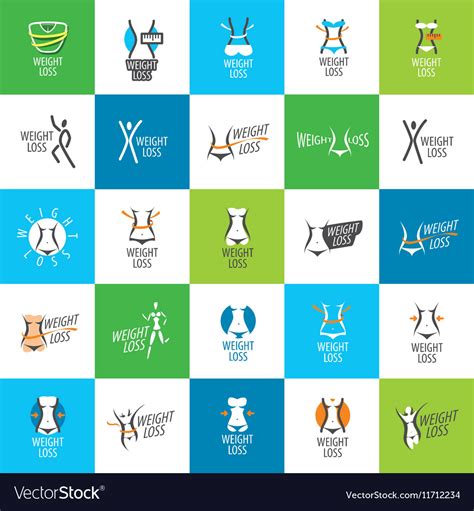 Weight loss logo Royalty Free Vector Image - VectorStock