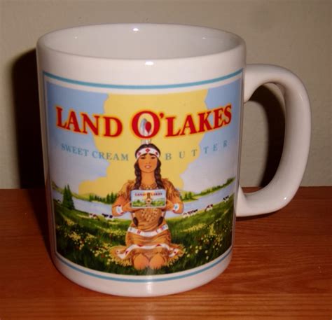 Vintage Land O Lakes Sweet Butter Ceramic Logo by CharsMiniatures