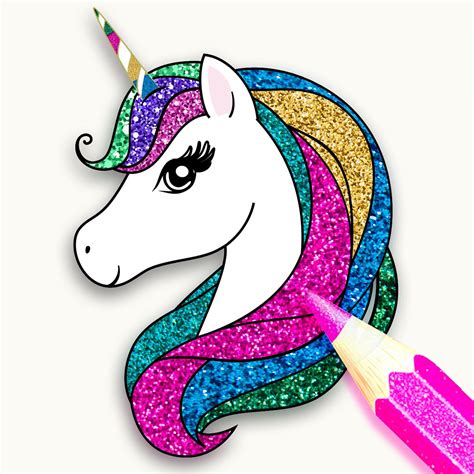 Unicorn Coloring Page