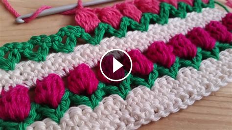 Easy To Make Crochet Tulip Stitch Pattern | CrochetBeja