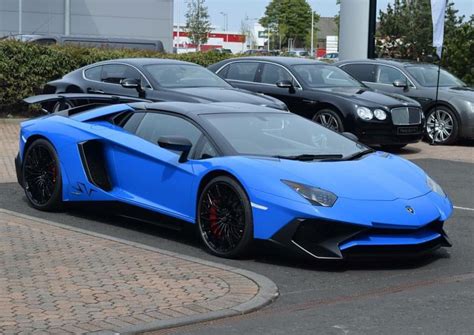 Lamborghini Aventador Black And Blue