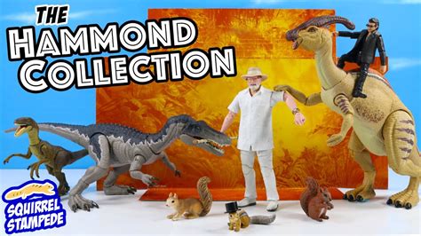 Jurassic Park and World Hammond Collection Fine Amber Dinosaur Figures Review - YouTube