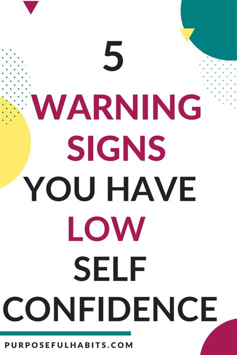 5 Warning Signs That You Have Low Self-Confidence