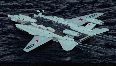 Seen this - the Soviet Ekranoplan | The Vintage News | Aircraft carrier ...