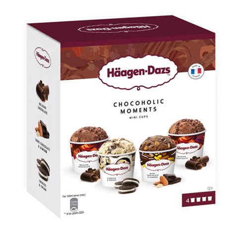 Haagen-Dazs Chocoholic Moments Ice Cream - Case