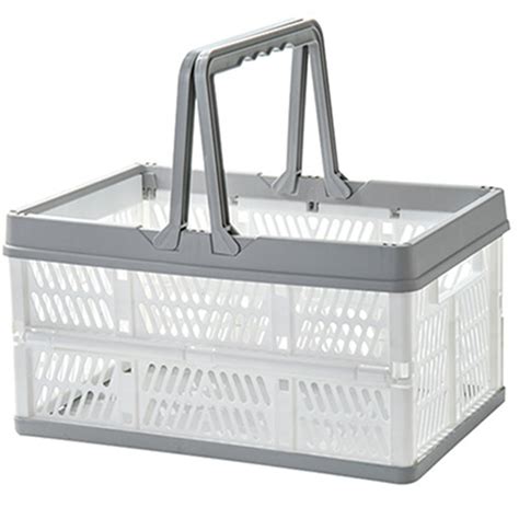 32 Litre Collapsible Crate Collapsible Strong Plastic Boxes Stackable ...