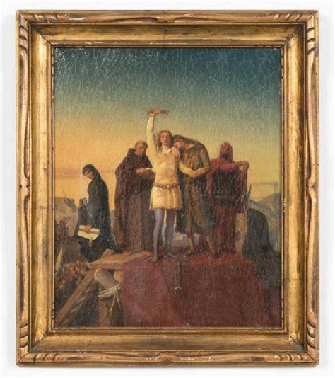 19th Century, Execution of Joan of Arc, O/C