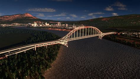 Double-decker highway bridge : CitiesSkylines