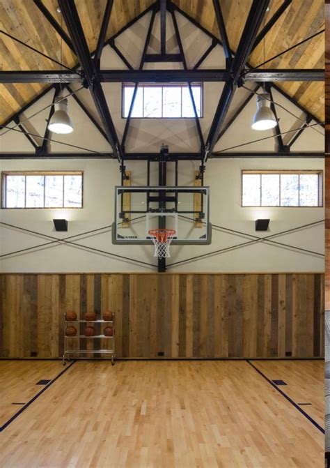 Indoor basketball court | Interior design firms, Indoor basketball ...