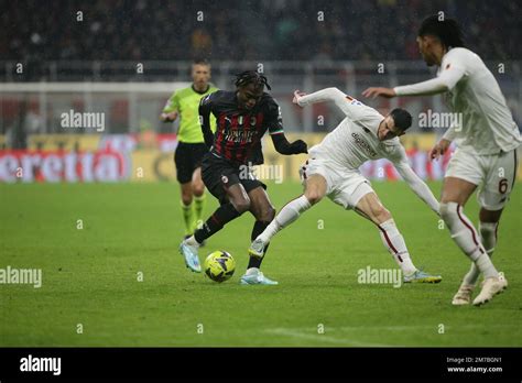 Rafael Leao of Ac Milan during the Italian Serie A, football match ...