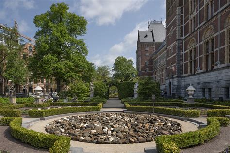 'Richard Long at the Rijksmuseum Gardens' at the Rijksmuseum, Amsterdam, Netherlands