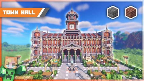 10+ Best Town Hall Designs in Minecraft - TBM | TheBestMods