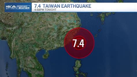 Taiwan earthquake: No tsunami threat to California – NBC Bay Area