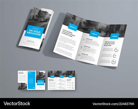 Tri Fold 6 Panel Brochure Template