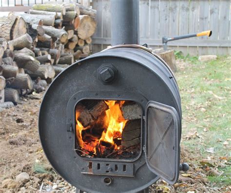 Wood Burning Stove In The Garage - Garage Ideas