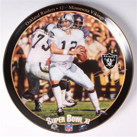 Ken Stabler Raiders "Super Bowl XI" Limited Edition "The Bradford ...