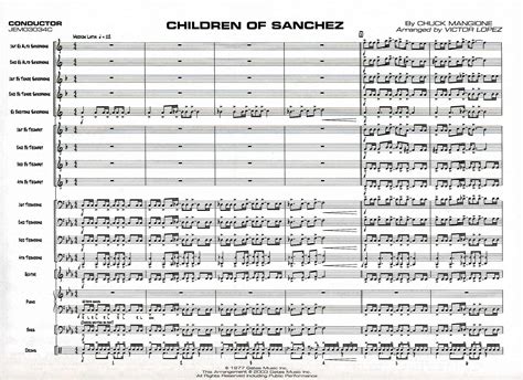 CHILDREN OF SANCHEZ | Festival Series, Jazz Classics, Jazz Ensemble ...