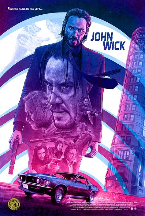 John Wick alternative movie poster on Behance