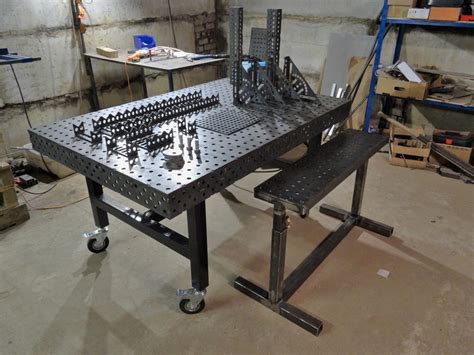 Welding bench/ Welding table/ Fixture table/ 3D model and DXF files ...