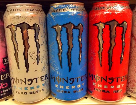 Monster Energy | Monster Energy Drinks Ultra Red, Blue, and … | Flickr