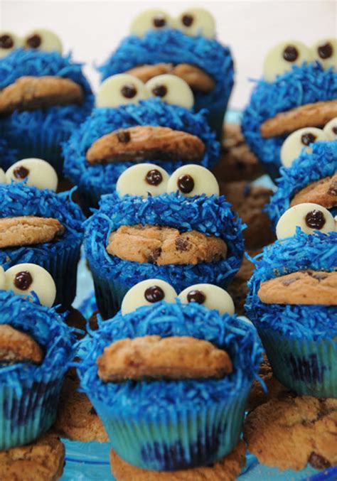 Cookie Monster cupcakes | Jane Donald