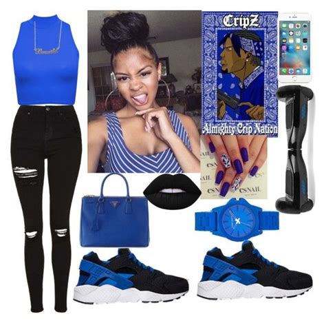 Crip Nation 💙😍 | Blue outfit, Fashion inspo outfits, Clothes design