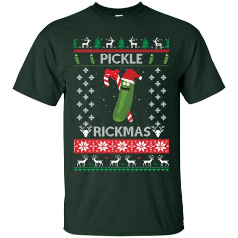 Rick and Morty Christmas Sweater: Pickle Rickmas Xmas Tshirt, Sweater - RobinPlaceFabrics