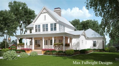 2 Story House Plan with Covered Front Porch