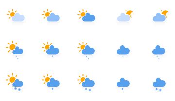 Free animated SVG weather icons - amCharts