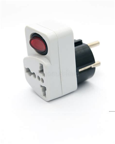 UK to Europe plug adapter stock photo. Image of switch - 28425284