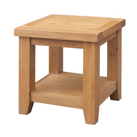 Solid Oak Lamp Table | Acorn Oak Furniture Collection - Home Supplier