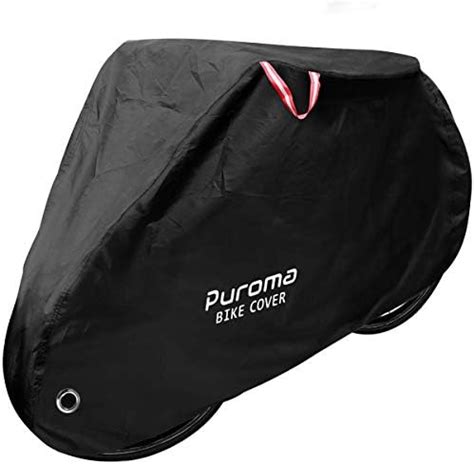 Puroma Bike Cover Outdoor Waterproof Bicycle Covers Rain Sun UV Dust Wind Proof with Lock Hole ...