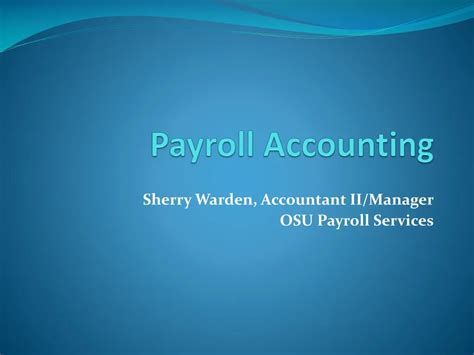 PPT - Payroll Accounting PowerPoint Presentation, free download - ID:214569